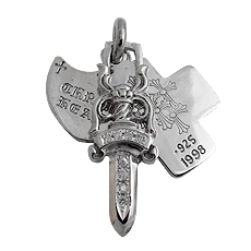 クロムハーツダイヤ カスタム 東京 3トリンケッツ パヴェダイヤ