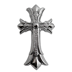 クロムハーツ ダイヤカスタム ダブルCHクロス SM パヴェダイヤ