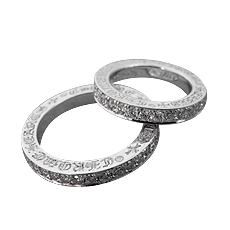 クロムハーツ スペシャルオーダー ダイヤ ペアリング