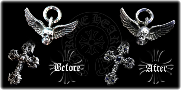 クロムハーツをダイヤモンドやサファイアなどでカスタムするクロムハーツカスタム