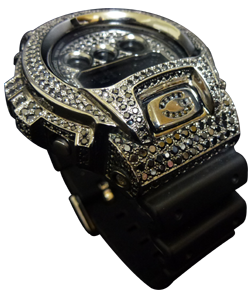 Gショックのボタン部分もカスタム致します！