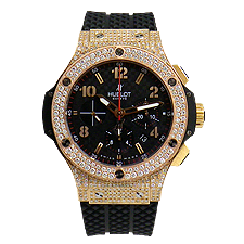 ウブロ時計 ビッグバン アフターダイヤ加工 ゴールド