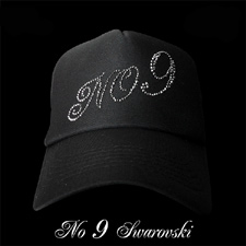 ナンバー　オーダー　スワロ　キャップ　9
